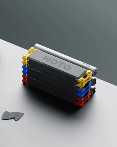 Miniatura 3 de HOTO SNAPBLOQ - Kit de herramientas maestro 3 en 1 para bricolaje y reparación, motor sin escobillas, sistema de fijación magnética, 114 accesorios