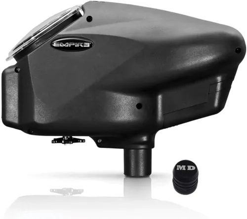 Miniatura 12 de Maddog Empire Halo Too - Cargador electrónico de paintball con Epic Speed Feed de HK Army y paquete de accesorios con tanque de paintball HPA