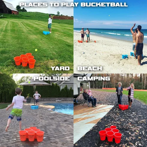 Miniatura 2 de BucketBall La marca original, más grande y duradera Apoya los empleos en EE. UU. El juego definitivo para exteriores y picnics Perfecto