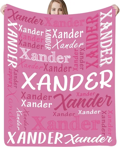 Miniatura 17 de Manta de franela personalizada con nombre para bebés y niños, manta de regalo personalizada ultrasuave para tu familia, amigo, colega, regalos