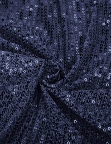 Miniatura 7 de GRACE KARIN Vestido de lentejuelas para mujer, con purpurina brillante, un hombro, vestido de fiesta, club, dobladillo cruzado, vestidos de cóctel