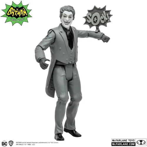 Miniatura 2 de McFarlane DC Retro Wave 4 Batman 66 Figura de acción, El Joker, 6 pulgadas