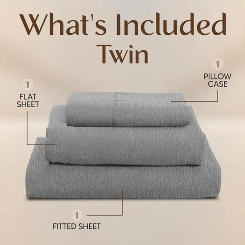 Miniatura 127 de Utopia Bedding Juego de sábanas Queen – Sábanas de 4 piezas para cama tamaño Queen, microfibra suave y transpirable, incluye 1 sábana bajera, 1 Gris