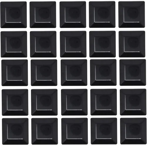 Miniatura 7 de Paquete de 10 tapas de plástico negras para postes de valla de 6 x 6 pulgadas (5 5/8 x 5 5/8) de madera tratada a presión fabricada en Estados Unidos