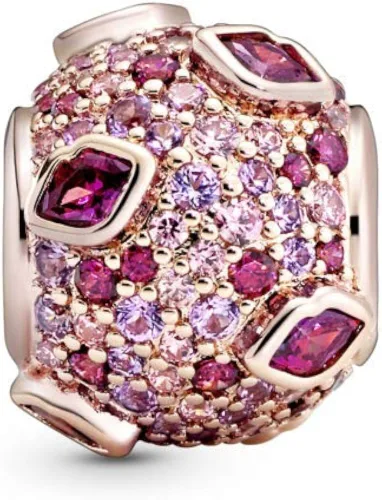 Miniatura 2 de PANDORA 788702C01 - Colgante de rosas con diseño de beso