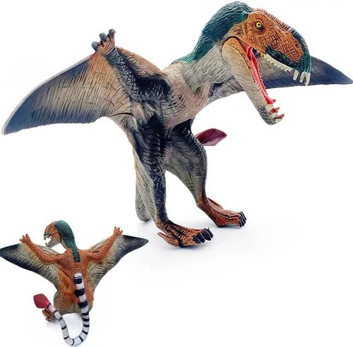 Miniatura 10 de Gemini&Genius Juguete de dinosaurio de Pterosaurio para niños, figura de dinosaurio de pterodáctilo, regalo para calcetines, recuerdo de fiesta