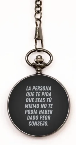 366 maravillosas motivaciones - Taza motivacional Entrevista -Reloj de Bolsillo, pulsera, Manilla para Hombre o Mujer en Español - Motivación para