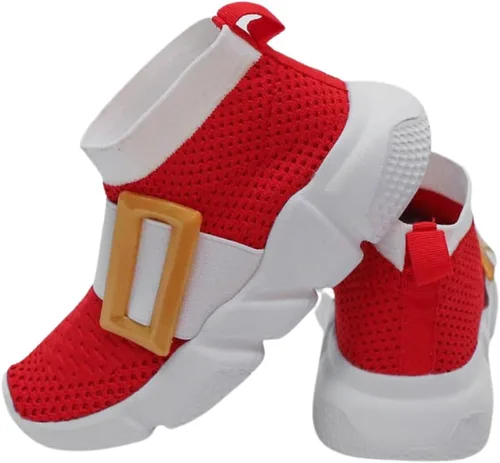 Miniatura 2 de Sonic Shoes, zapatos sónicos para niños y niñas con hebilla amarilla, tenis sónicos ligeros y transpirables para correr y caminar, tallas para niños