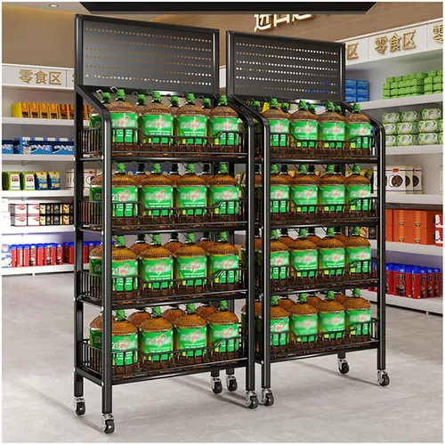 Miniatura 6 de Estante comercial para supermercado, soporte de exhibición de aperitivos al por menor, tienda de conveniencia/farmacia, soporte de exhibición