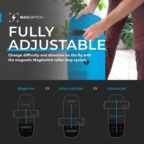 Miniatura 3 de Revbalance 101 v2 - Tabla de Equilibrio para Entrenamiento Deportivo Azul
