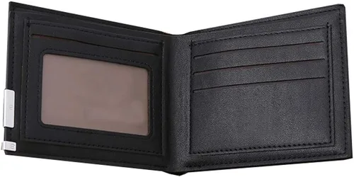 Miniatura 4 de Jujutsu Kaisen - Carteras cortas de piel sintética de dibujos animados para tarjetas de identificación de anime, monederos Harajuku para hombres