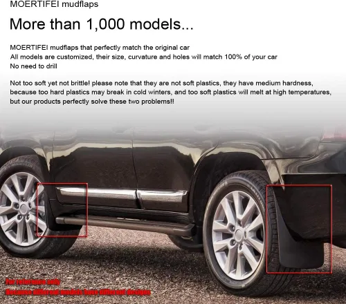 Miniatura 3 de Guardabarros para guardabarros, guardabarros compatibles con Ford Explorer 2020 2021 2022 2023 2024 2025 2026, kit de 4 protectores de barro
