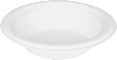 Miniatura 5 de KARAT EARTH KE-BBR12-1C PFAS - Cuenco redondo desechable compostable ecológico de 12 onzas, 1 compartimento, color blanco, caja de 1000