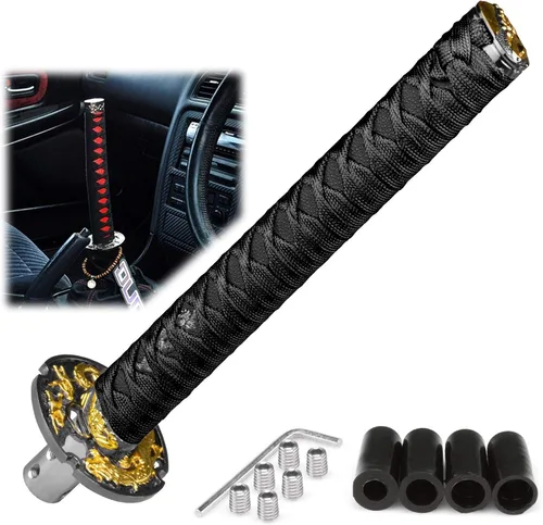 Miniatura 16 de EZAUTOWRAP Espada Samurai 5.9 pulgadas., 10cm, Negro Blanco