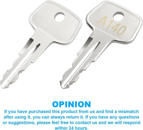 Miniatura 7 de A140 SKS - Llave para portaequipajes de techo, llave de repuesto Yakima, llaves de repuesto para esquí Yakima SKS, portaequipajes, portaequipajes