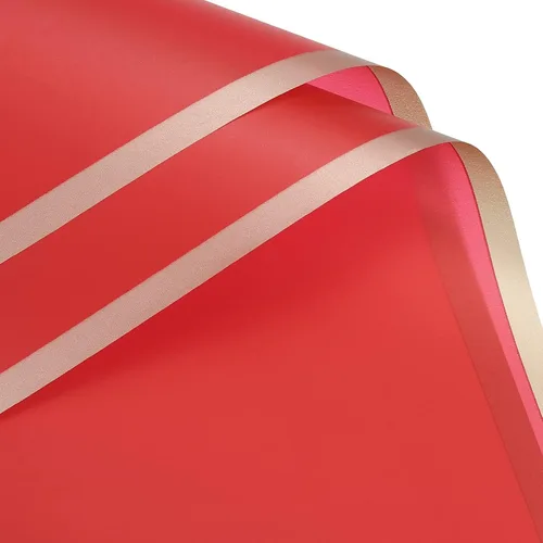Miniatura 11 de MECCANIXITY 10 piezas de papel de regalo de flores con borde dorado, turquesa, 22.8 x 22.8 pulgadas, impermeable, para suministros de ramo