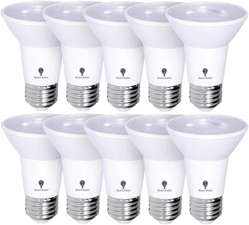 Miniatura 7 de Paquete de bombillas LED PAR20 para inundación de luz del anochecer al amanecer para exteriores, sensor de fotocélula, 8 W, equivalente a 65 W, 700