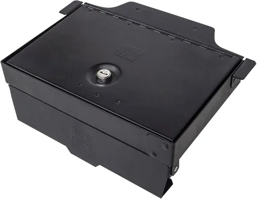 Miniatura 3 de Caja de seguridad de consola central Tuffy para RAM 1500/2500/3500 2019–2025, inserción de acero de calibre 16, cerradura anti-palanca, sin