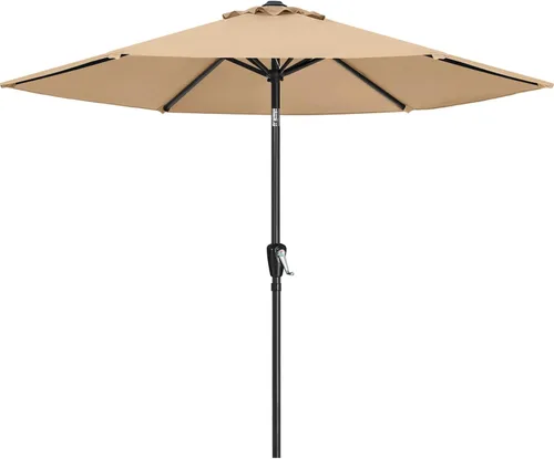 Miniatura 15 de ABCCANOPY Sombrilla de patio al aire libre de 7.5 pies, sombrilla de mesa con protección UV con manivela para una fácil instalación, adecuada