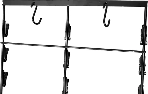 Miniatura 4 de FixtureDisplays® Colgadores de clip de patatas fritas para montaje en pared, tapa de extremo, gancho en S, estante para tiras de papas fritas Agarra