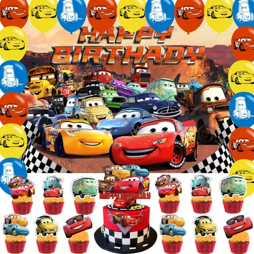 Telón de fondo de coche de dibujos animados de vinilo de 5 x 3 pulgadas, suministros de fiesta de cumpleaños, fotografía de fondo, sesión de fotos,