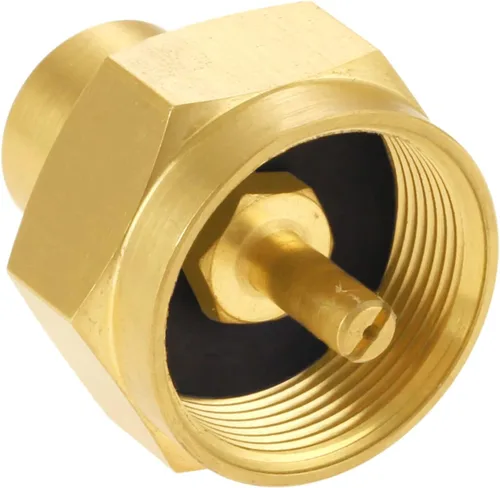 Miniatura 4 de Adaptador de recarga de botella de gas propano de 1 libra con rosca NPT hembra de 1/4 de pulgada, tanque de 1 libra, conector de estufa de parrilla