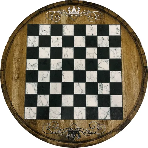 Miniatura 5 de Mesa auxiliar de ajedrez para decoración de sala de estar, mesa auxiliar pequeña