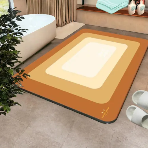 Tapetes de baño para baño - 20 x 30 pulgadas -Alfombras de baño finas para debajo de la puerta - Secado rápido - Alfombra de baño absorbente