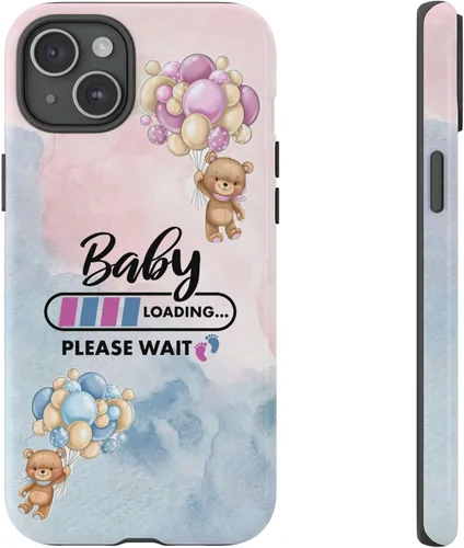 Miniatura 39 de Cute Baby Loading Phone Case for iPhone Models and Variants - Sweet Maternity Phone Cover for Pregnancy Reveal or Baby Shower Matte