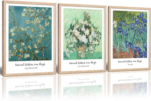 Miniatura 10 de Impression Paintings de Claude Monet - Lienzo de reproducción de arte giclée para pared, para comedor, dormitorio, cocina, baño, decoración