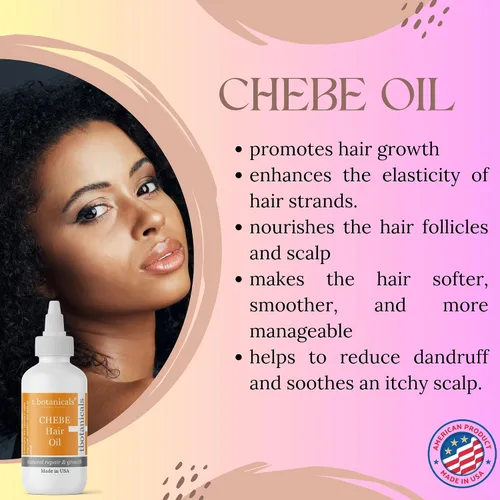 Miniatura 4 de Aceite para el crecimiento del cabello de Chad Africa – Hidratante 10 en 1 con aroma a lavanda para cuero cabelludo y cabello (4 onzas)