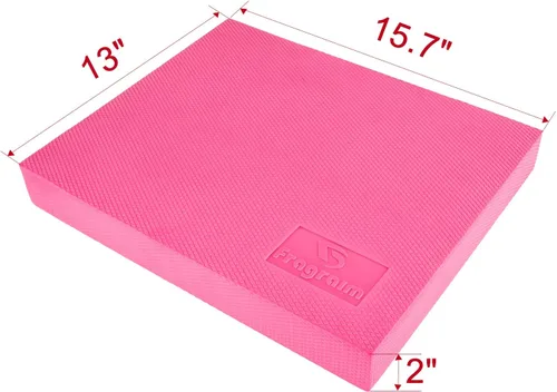 Miniatura 2 de Almohadilla de equilibrio, alfombrilla de espuma antideslizante y rodilleras para terapia física, rehabilitación, equilibrio central y entrenamiento