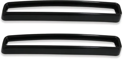 Miniatura 3 de MSCRP Insertos de rejilla delantera ABS para Dodge Challenger 2015-2020 (negro)
