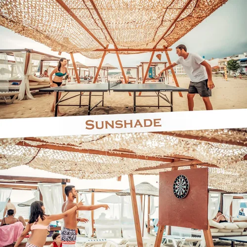 Miniatura 6 de Red de Camuflaje Red de Camuflaje 6.5ft×10ft, 10ft×10ft, 20ft×20ft, con Respaldo de Malla, Redes para Puesto de Caza, Toldo Parasol, Red de Lona