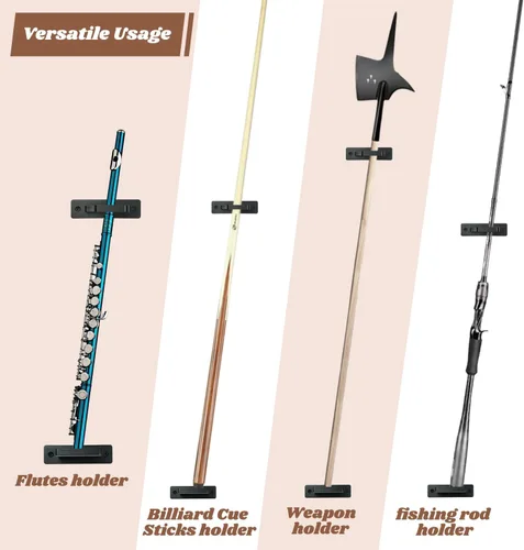 Miniatura 4 de Soporte vertical de pared Katana ajustable, espada samurái, colección de espadas, exhibición inclinada para cosplay Blade Tanjirou Zoro Wakizashi