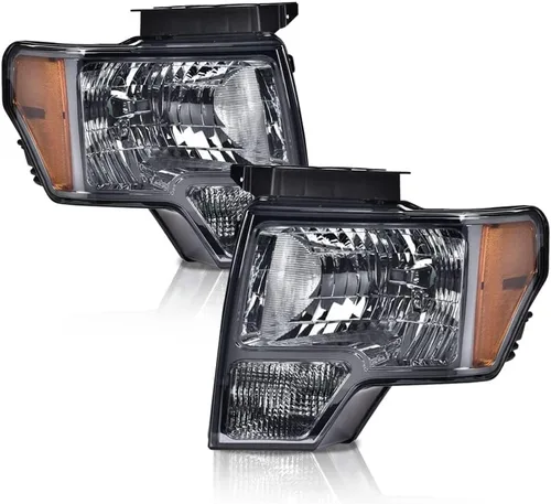 Miniatura 20 de PIT66 Conjunto de faros delanteros LED compatible con Ford F150 2009 2010 2011 2012 2013 2014, lente transparente para conductor y pasajero, carcasa
