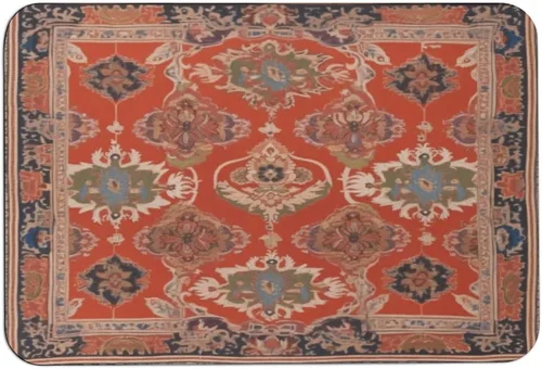 Miniatura 12 de Tapetes de baño para baño, color rojo, beige, marrón oscuro, patrón de tribu secreta, estilo bohemio, absorbente de agua, antideslizante, alfombra