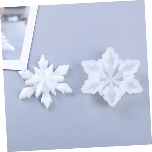 Miniatura 7 de Encantos de joyería de silicona de copo de nieve cómodos y fáciles de limpiar