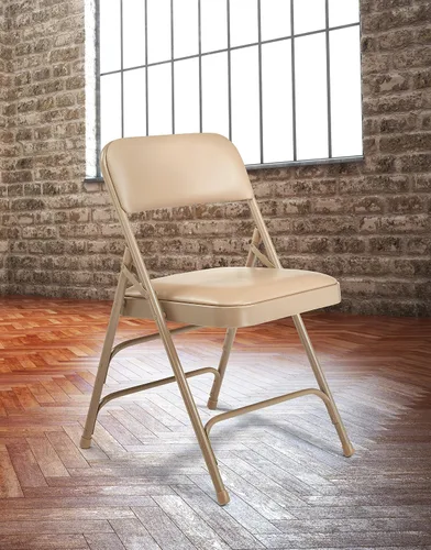 Miniatura 2 de National Public Seating - Sillas plegables portátiles acolchadas de alta calidad, serie 1300, tapizadas, sillas plegables resistentes