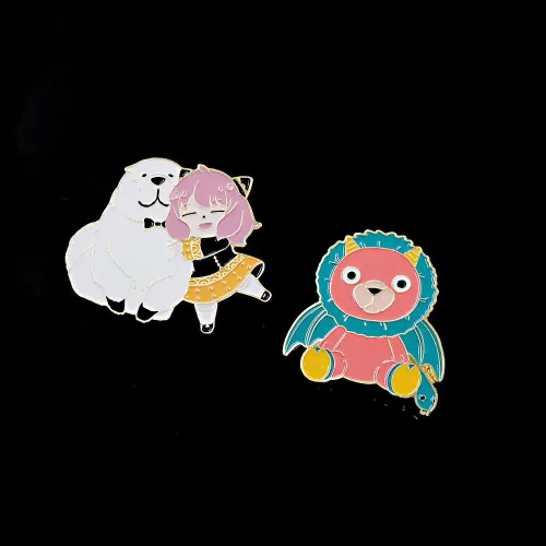 Miniatura 3 de Anime Anya Forger Pines - Broche de esmalte de cosplay de Loid S Family - Etiqueta para mochila, disfraz, regalo para mujeres, hombres y fans