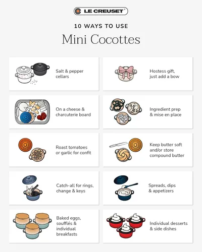 Miniatura 8 de Le Creuset Mini Cocotte redonda de gres, 237 ml, alcachofa