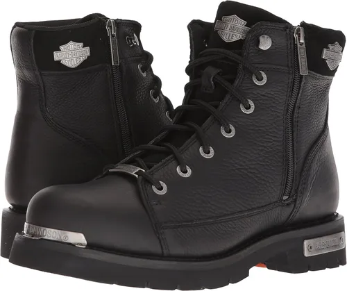 Miniatura 7 de HARLEY-DAVIDSON FOOTWEAR Botas de motocicleta Chipman unisex para adultos, Negro