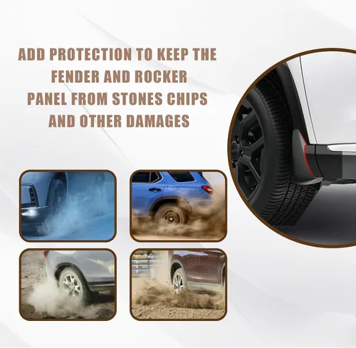 Miniatura 3 de Muslogy para Honda Pilot 2023 2024 2025 Guardabarros Protectores contra salpicaduras para parachoques delanteros y traseros Accesorios Guardabarros