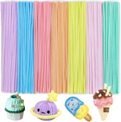 Miniatura 31 de Bundooraking Limpiadores de tuberías, limpiadores de tuberías para manualidades, manualidades, suministros de manualidades, suministros de arte