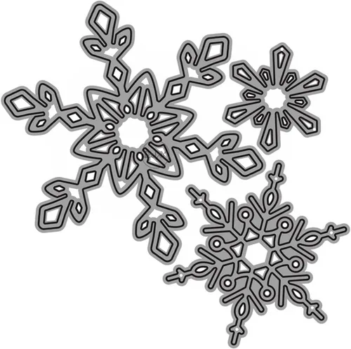 Miniatura 14 de DzIxY Hermosos troqueles de corte de metal con estrellas de árbol de Navidad para hacer tarjetas, juegos de troqueles de papel para grabar, álbum