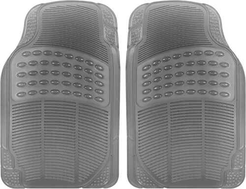 Miniatura 10 de Carbella Alfombrillas de Piso Automotrices para Autos, 2 Piezas Alfombrillas de Piso para Auto Gris Translúcido, Recortables para Ajustar Todo Clima