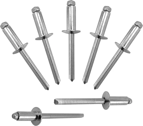 Miniatura 42 de ALLCLEAN 50 piezas de remaches ciegos profesionales de acero inoxidable de 1/4" x 1/2", remaches POP de 6,4 x 12 mm, agarre y mandril de acero
