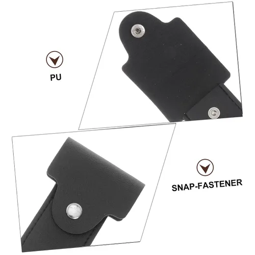 Miniatura 9 de Didiseaon Funda protectora manual para afeitadora de viaje, resistente piel sintética, compacta y segura