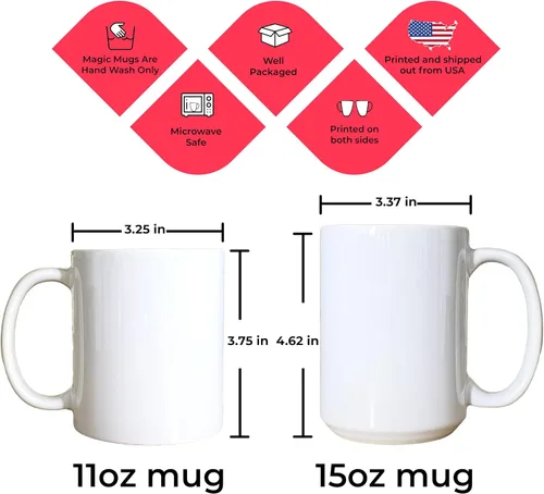 Miniatura 6 de Tazas de café personalizadas - Texto personalizado, foto, logotipo, imagen de collage, nombre inicial taza de monograma y tazas mágicas de cerámica