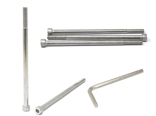 Miniatura 237 de iexcell 25 piezas M4 x 60/65/70/75/3.150 in paso de rosca 0.028 in acero inoxidable 304 cabeza hexagonal Tornillos Tornillos surtido Kit